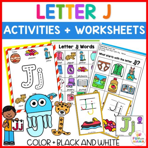 30+ Letter J Activities + Worksheets - Fun with Mama