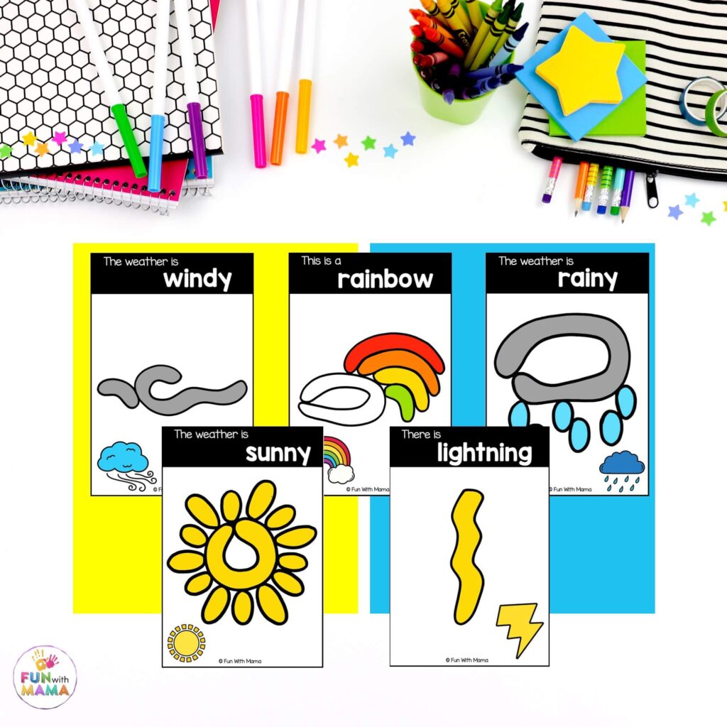 Weather Playdough Mats