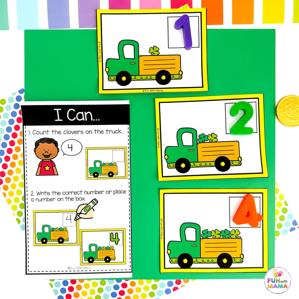 Count ing + Writing Task Cards