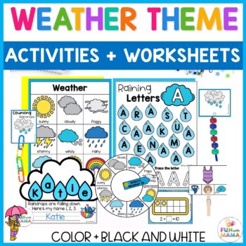 weather activities for preschoolers