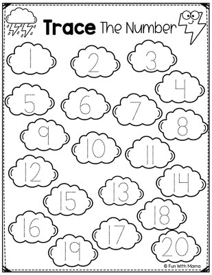 trace the number