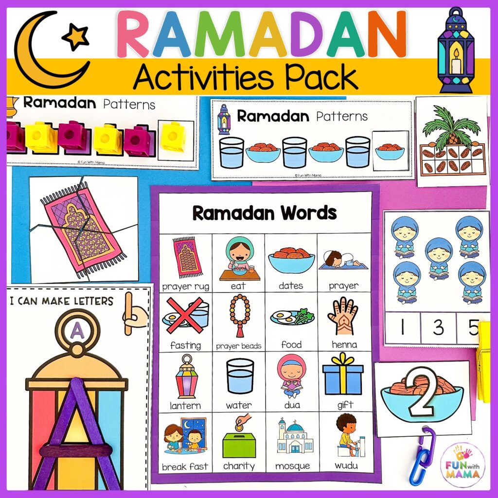 Free Printable Ramadan Activities For Kids - Fun with Mama