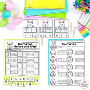 Easter Count and Clip Cards - Fun with Mama