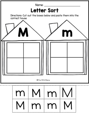 upper and lowercase letter sorting