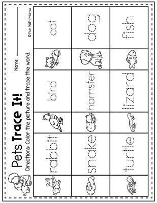 trace the name of the pet