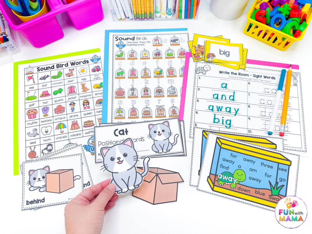 pets activities for kindergarten