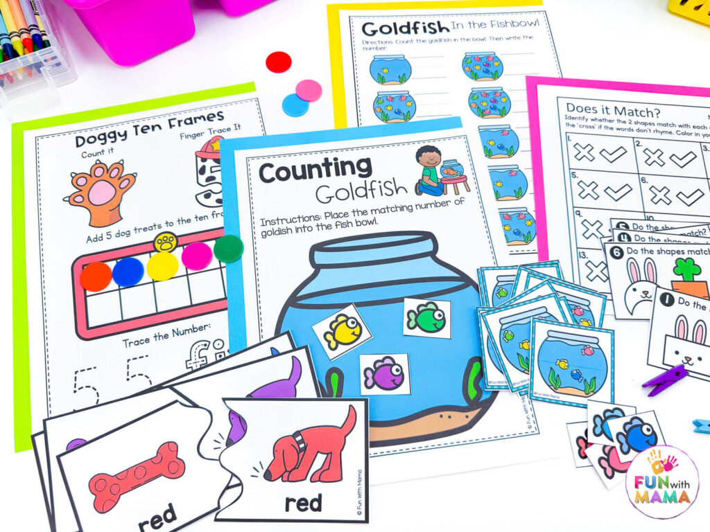 fish activities for preschool